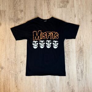 Obey Misfits Band Graphic T-Shirt Black Medium Horror Punk Style Streetwear